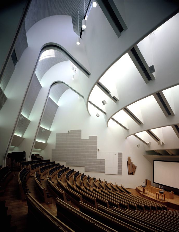 Otaniemi University Auditorium in Espoo, designed by Alvar Aalto